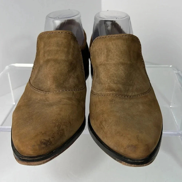 Free People Brady Pointed Toe Slip-On Loafer Size 38.5 - US 8.5 Leather Shooties - Picture 4 of 16